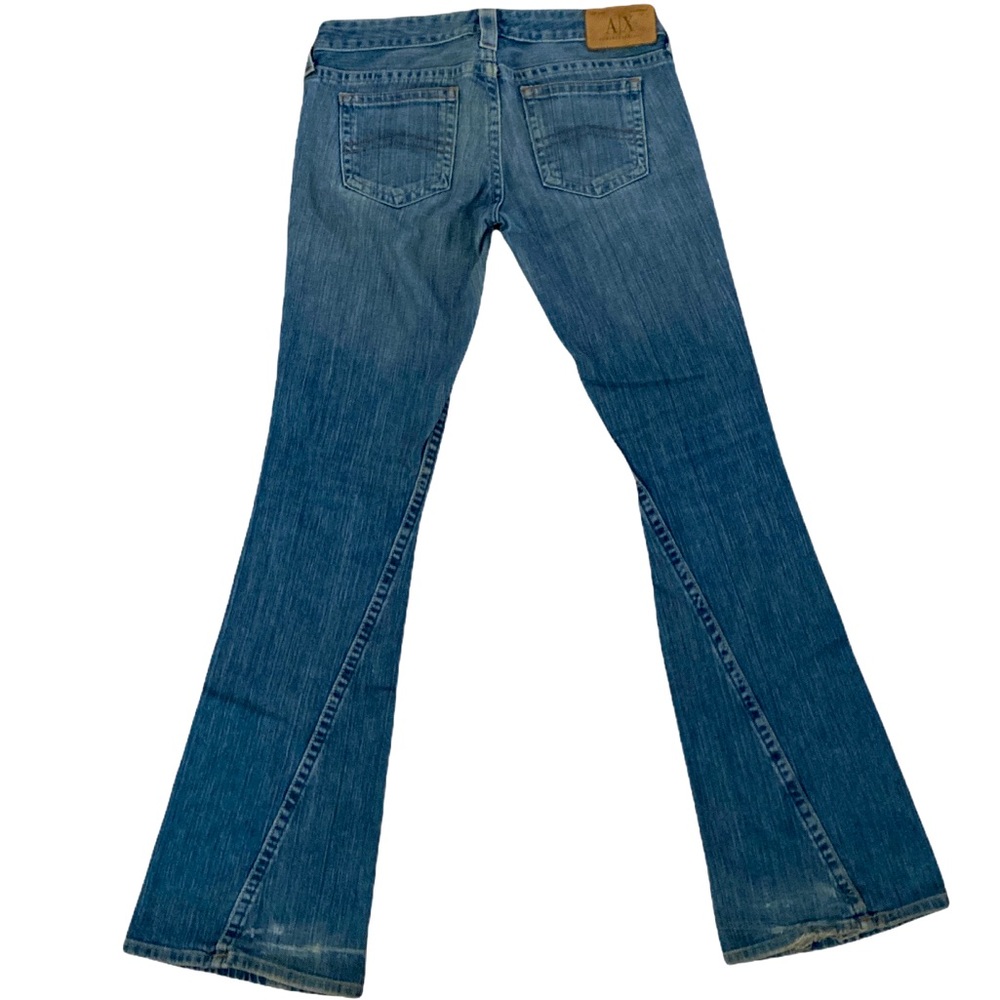 A/X Armani Exchange ‘Reverb’ Flare Jeans in ‘Stone Whisker’ Wash/Sz 4 Reg/EUC!!! - Picture 2 of 5